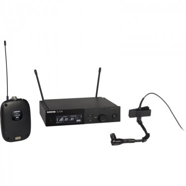 Shure SLXD14/98H 舒尔一拖一萨克斯无线话筒 数字无线管弦乐器话筒麦克风 