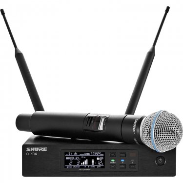 Shure QLXD24/BETA58A 舒尔数字手持无线话筒 舒尔麦克风