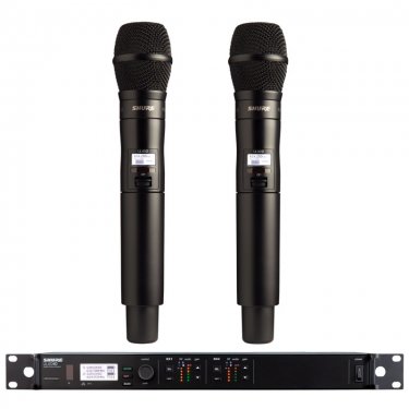 Shure ULXD24D/KSM9 舒尔一拖二手持无线麦克风 双通道手持无线话筒