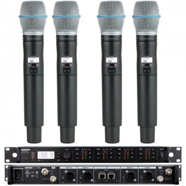 Shure ULXD24Q/BETA87A 舒尔无线手持话筒 ULXD24Q/B87A 超心形电容手持无线麦克风