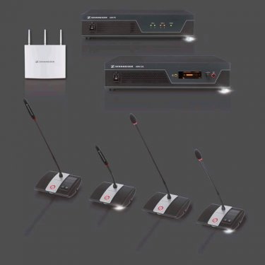 Sennheiser 森海塞尔 ADN/ADN-W有线和无线数字会议系统解决方案 ADN数字会议系统 数