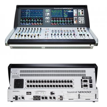 声艺,VI1000,24路数字调音台,Soundcraft,数字调音台,声艺调音台,96路通道紧凑型数字