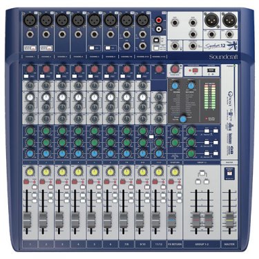 声艺,Signature 12,模拟调音台,Soundcraft,调音台,12路通道带效果调音台,声艺调音台
