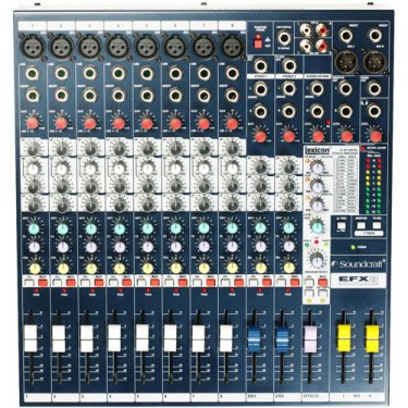 声艺,EFX8,带效果调音台,Soundcraft调音台,乐队调音台,演出调音台,声艺调音台,会议
