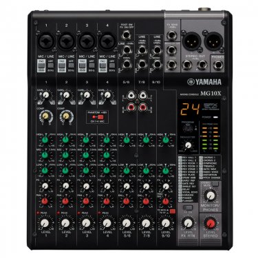雅马哈 MG10X 调音台 YAMAHA 10通道模拟调音台 会议室全场扩声 报告厅舞台扩声 灯
